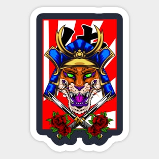 Samurai Fox | Bluegold Kabuto Sticker